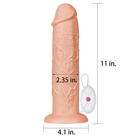 Dildo King 11 con Vibracion Natural