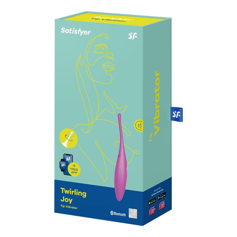 Estimulador Rotativo Twirling Joy com APP Fúcsia