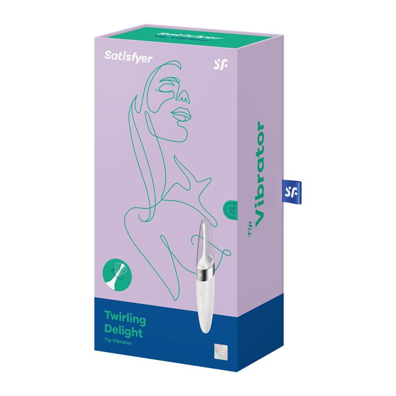 Estimulador Rotativo Twirling Delight Branco
