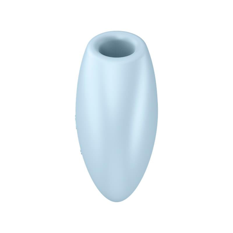 Sugador de clitóris e vibrador Cutie Heart azul