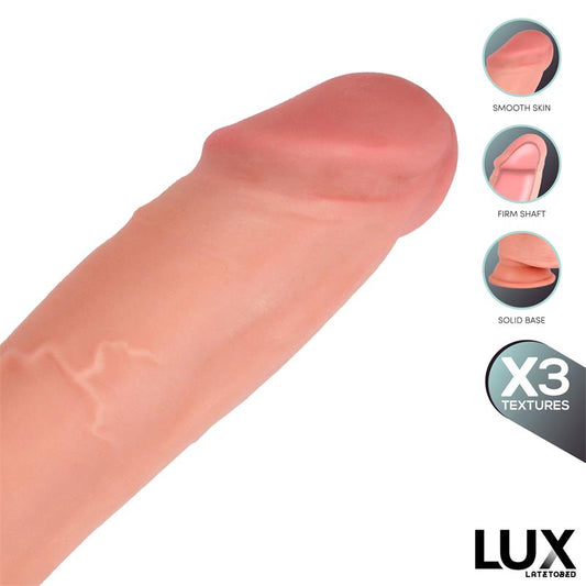Max Dildo Triple Densidad con Testiculos 82