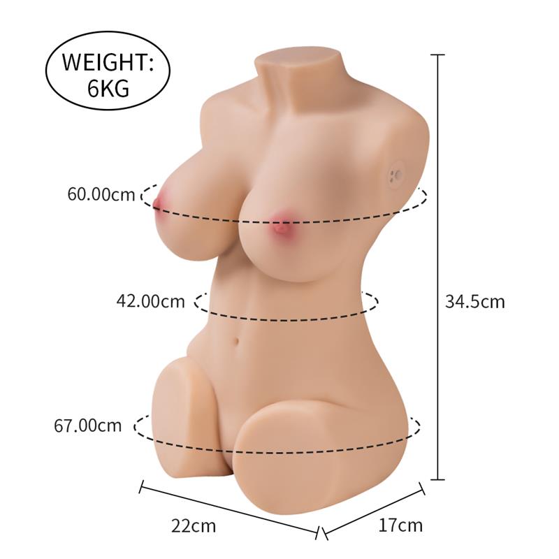 Wendy Torso con Vibracion y Efecto Succion 6 kg