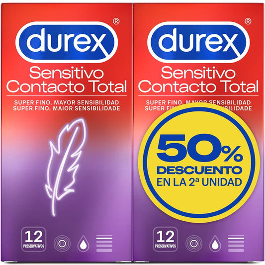 Duplo Sensitive Total Contact 12 unidades