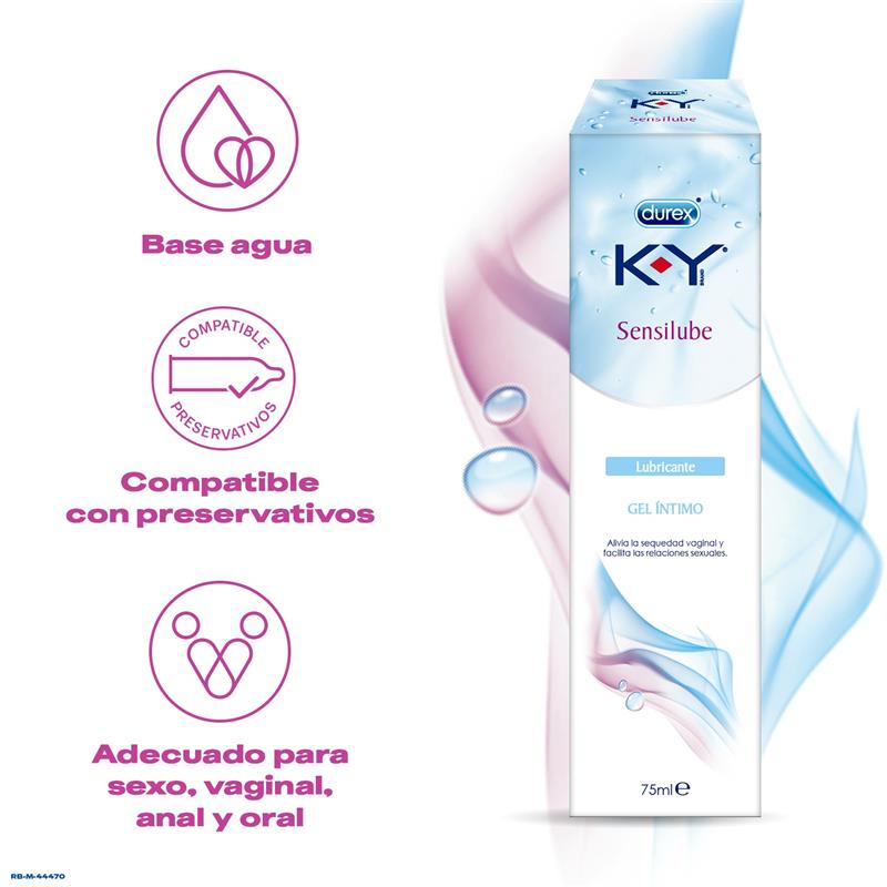 Lubrificante à base de água Sensilube KY 75 ml