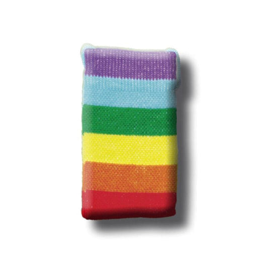 Capa para celular com cores da bandeira LGBT+