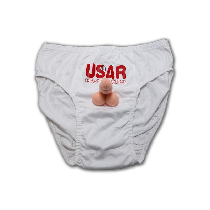 Uso de roupa íntima musical em caso de emergência