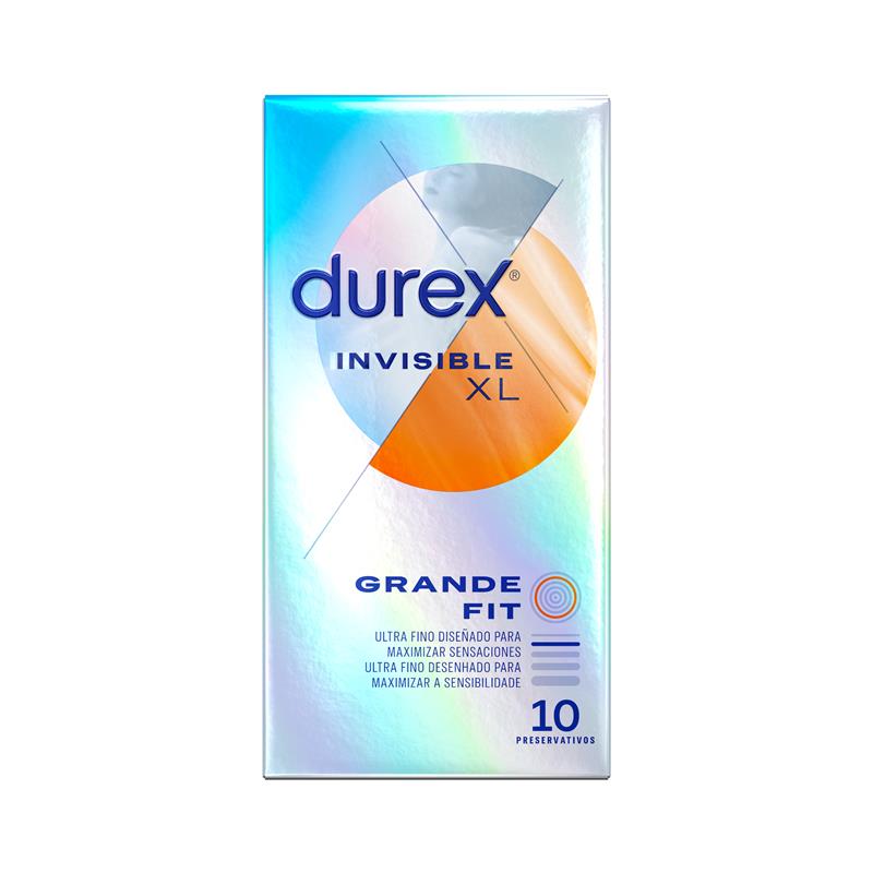 Preservativos Invisíveis XL 10 unidades