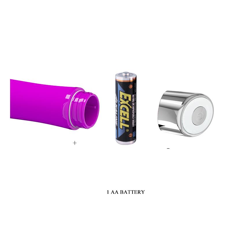 Vibrador de silicone roxo Sampson