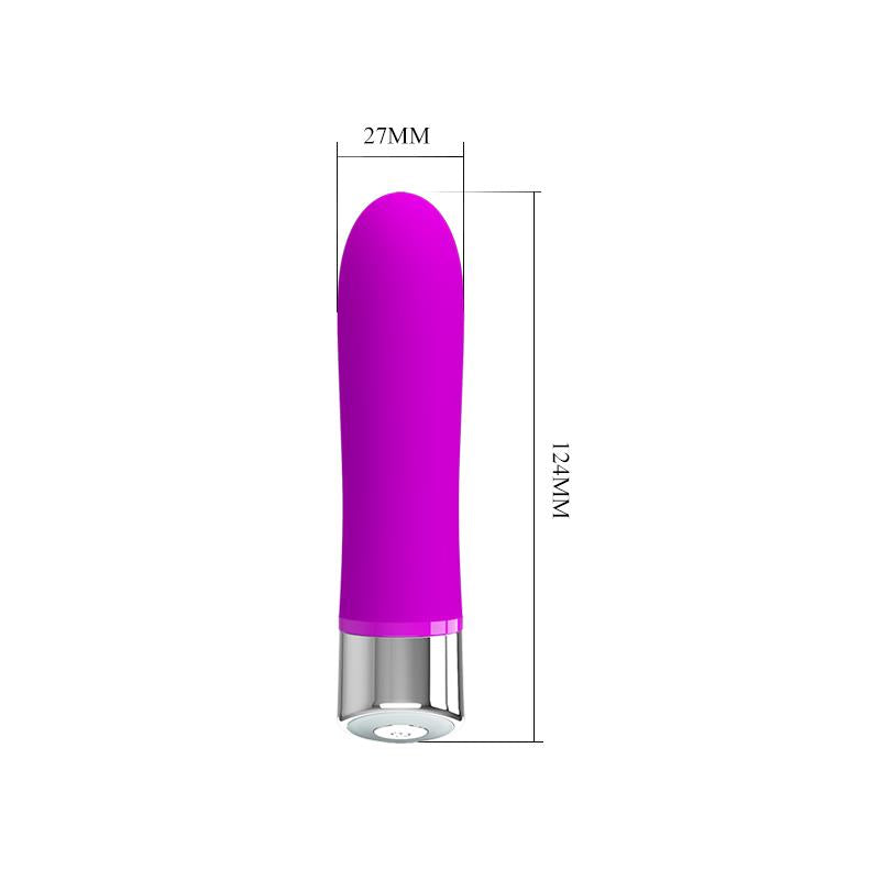 Vibrador de silicone roxo Sampson