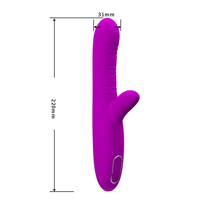 Vibrador USB Angelique com movimento de dedo