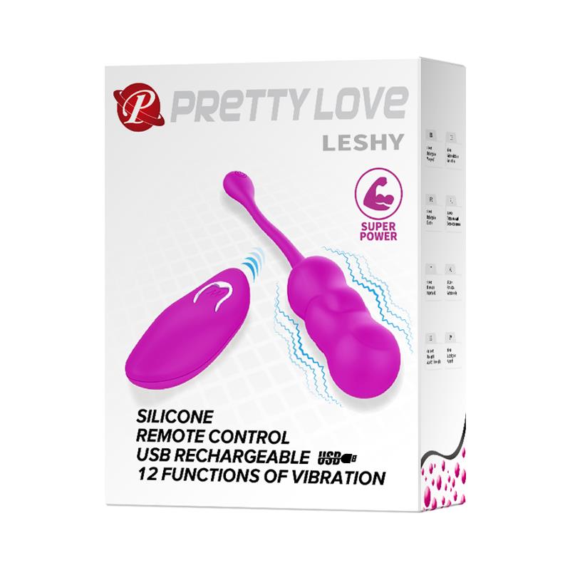 Ovo vibratório com controle remoto USB Leshy