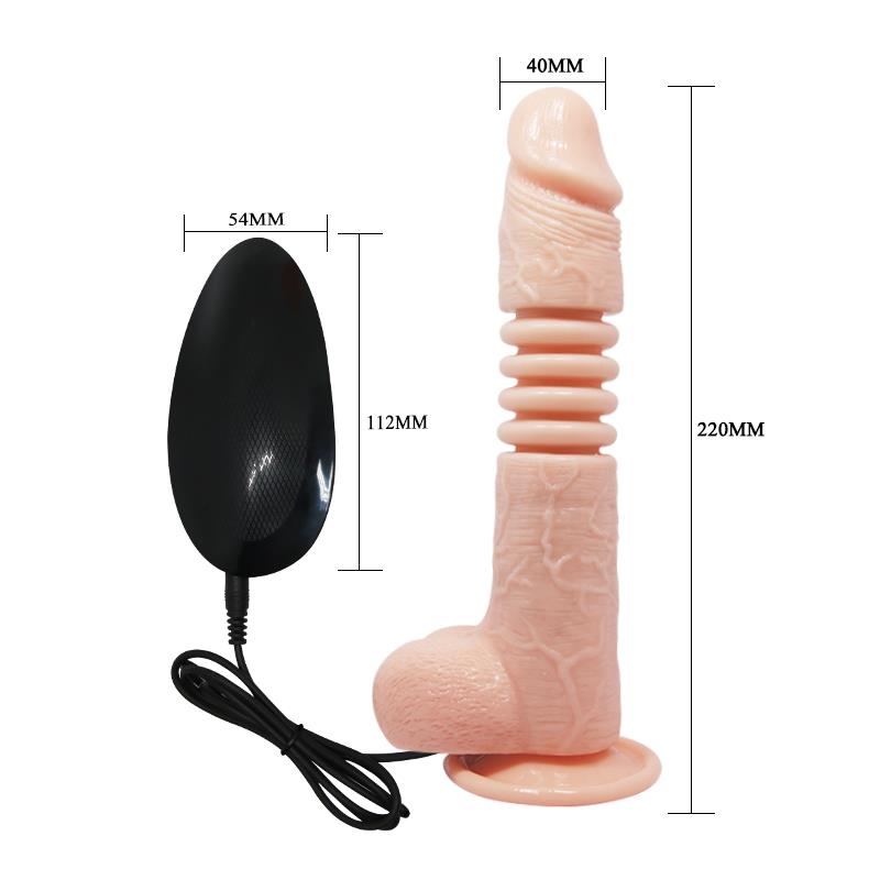 Vibrador Telescópico e Rotativo Thunder Up