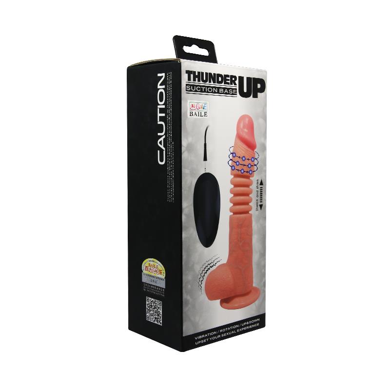 Vibrador Telescópico e Rotativo Thunder Up