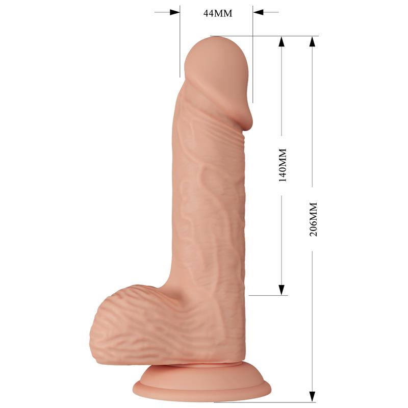 Vibrador Realista 8.1 Controle Remoto