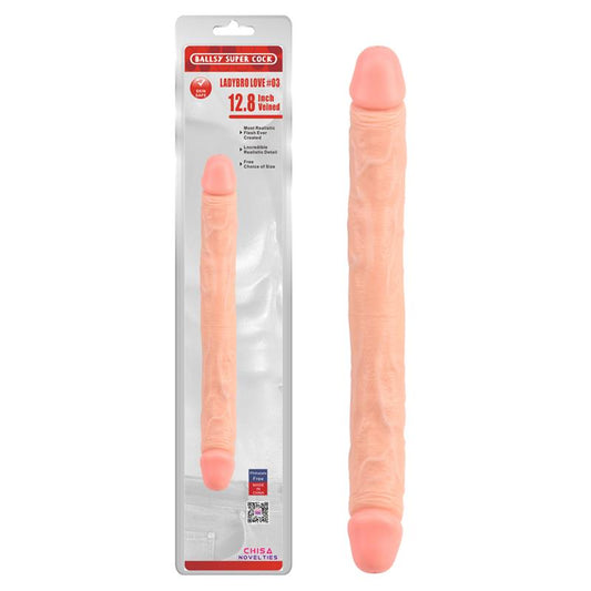 Ladybro Love N3 Dildo 32,5 x 3,5 cm Natural