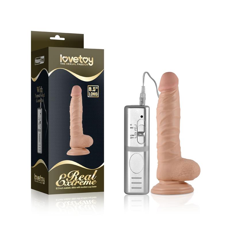 Dildo Real Extreme com vibração natural de 8,5