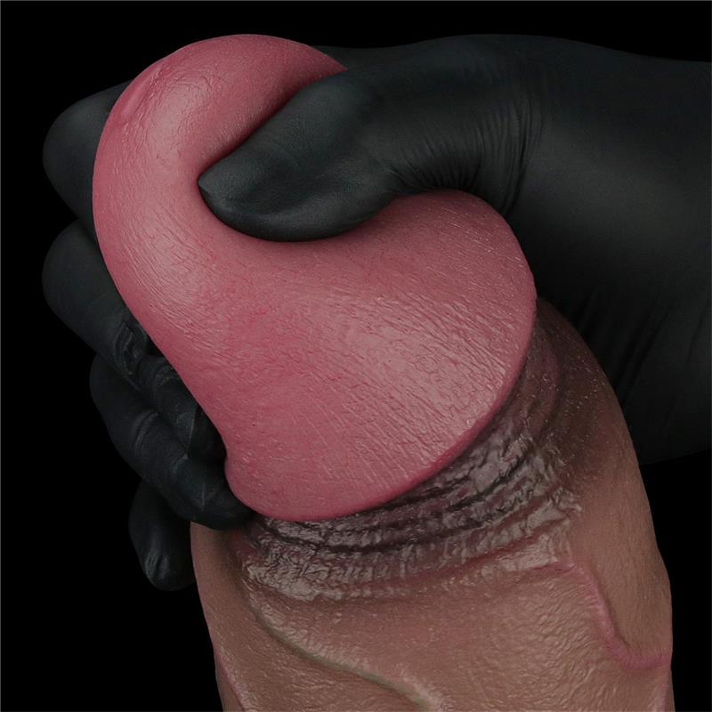 Dildo de silicone de dupla camada XXL 12