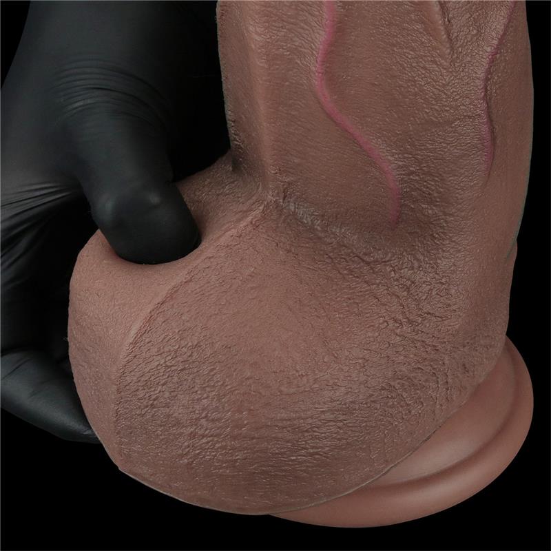 Dildo de silicone de dupla camada XXL 12