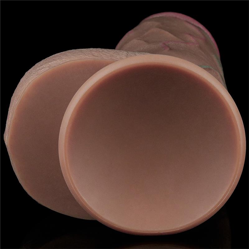 Dildo de silicone de dupla camada XXL 12
