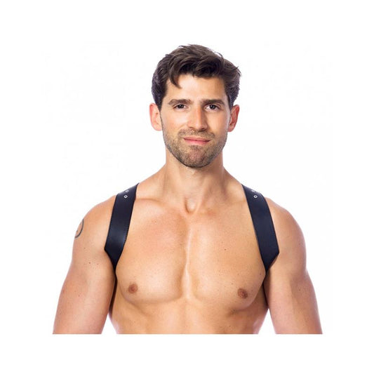 Arnês de couro ajustável