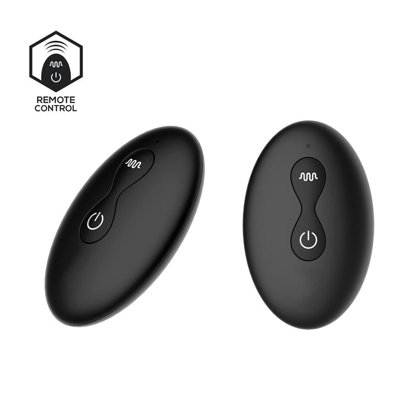 Plugue anal vibratório Drago, movimento giratório 360º e controle remoto