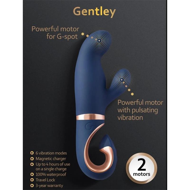 Vibrador Gentley G-Spot Azul Caribenho