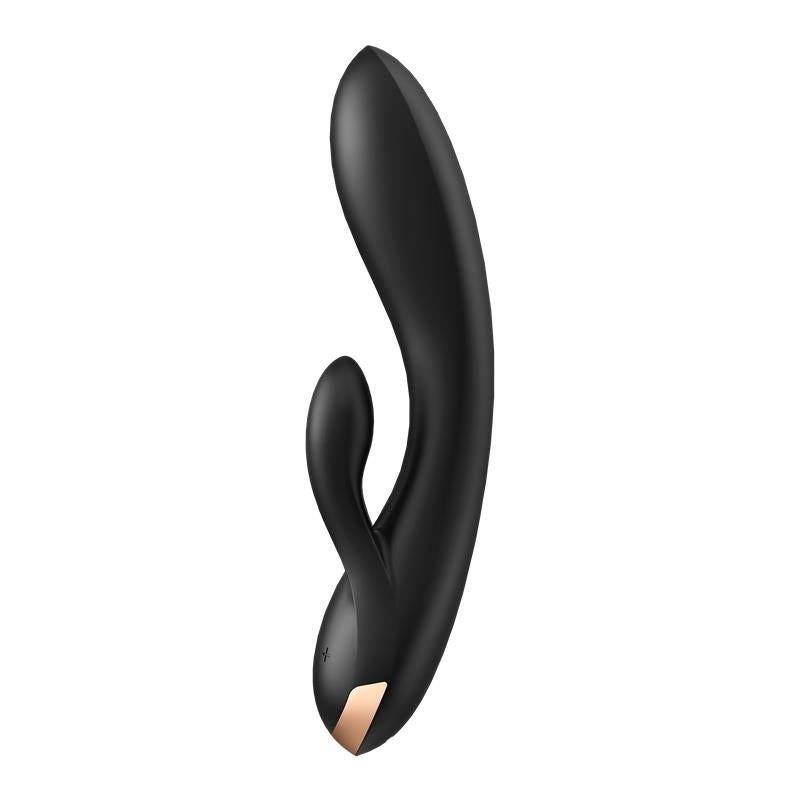 Vibrador Double Flex G-Spot 3 Motores Satisfyer APP Connect Preto
