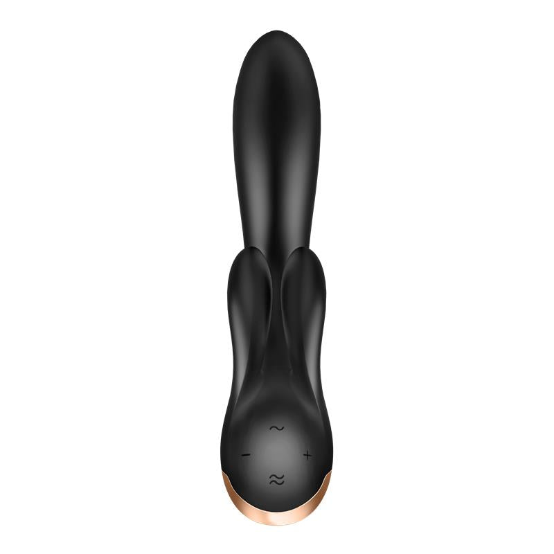 Vibrador Double Flex G-Spot 3 Motores Satisfyer APP Connect Preto