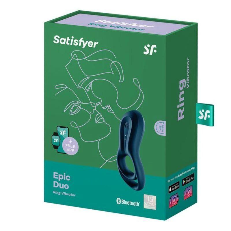 Anel peniano Epic Duo com aplicativo Satisfyer Connect