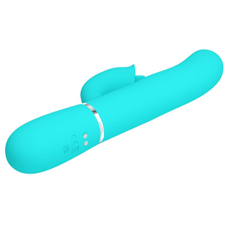 Gigi Vibrador con Licking y Thumping Turquesa