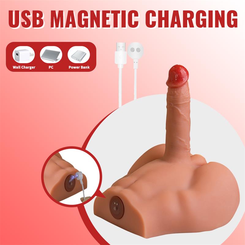 Peel Masturbador con Dildo y Ano Ass con Vibracion y Thrusting
