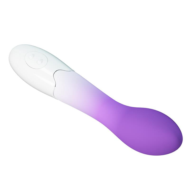 Bishop Vibrador Blanco y Purpura