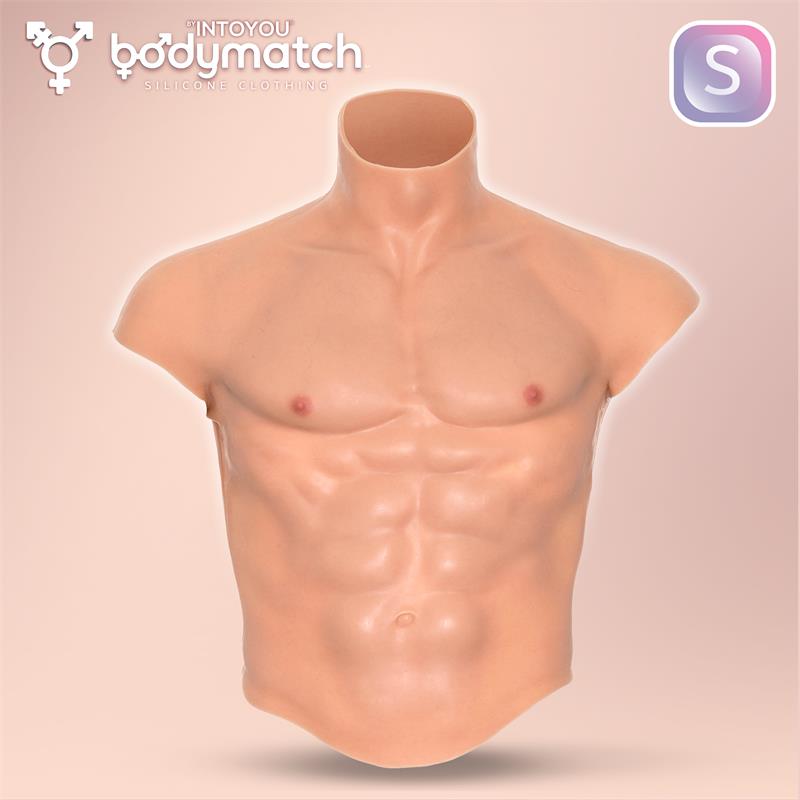Boomax Traje Torso Masculino Hiperrealista Silicona Liquida Talla S