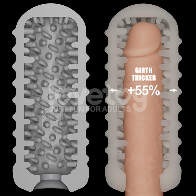 Knights Ring Funda para el Pene y Estimulador Wavy