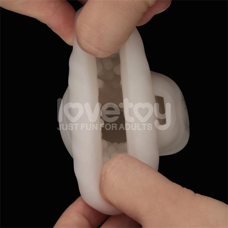 Knights Ring Funda para el Pene y Estimulador Wavy