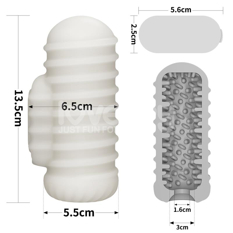 Knights Ring Funda para el Pene y Estimulador Wavy