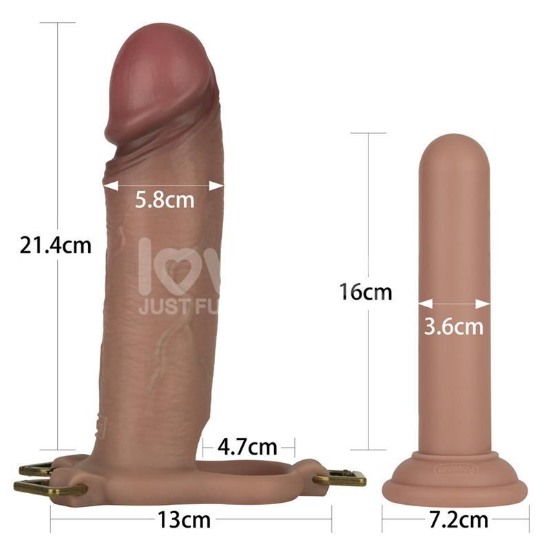 Ingen Arnes Ajustabe con Dildo Hueco 9 Enhanced Set XS S M