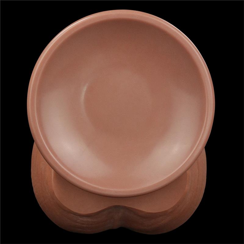 Dildo Dual Density Piel Desizante Retractil 115