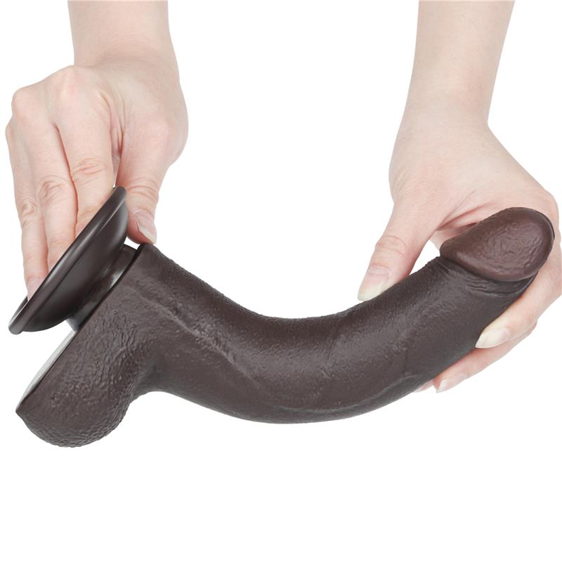 Dildo Dual Layer Piel Deslizante Retractil 85
