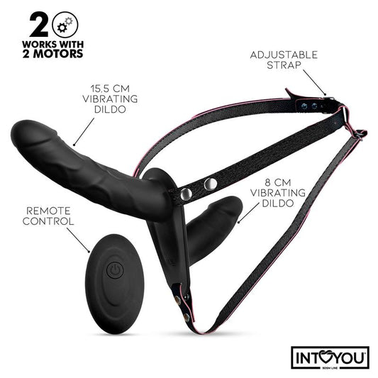 Jordan Arnes Dildo Doble con Vibracion y Control Remoto