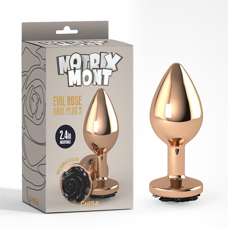 Plug Anal con Joya Evil Rose Talla S