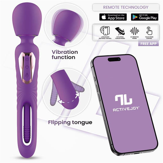 Salma Masajeador con Flipping Tongue y Vibracion con App