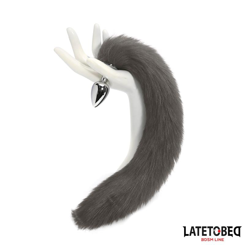Plug Anal con Cola Gris 40 cm