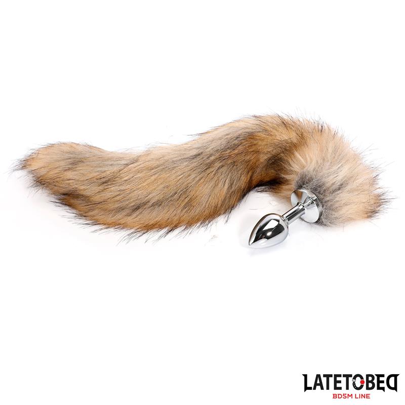 Plug Anal con Cola Marron 40 cm