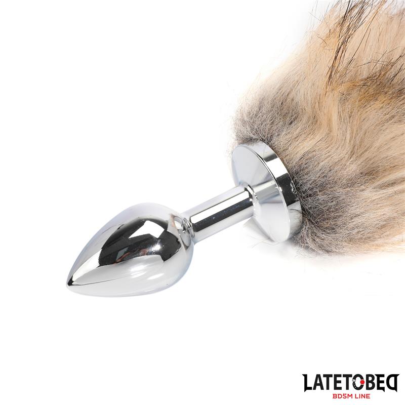 Plug Anal con Cola Marron 40 cm