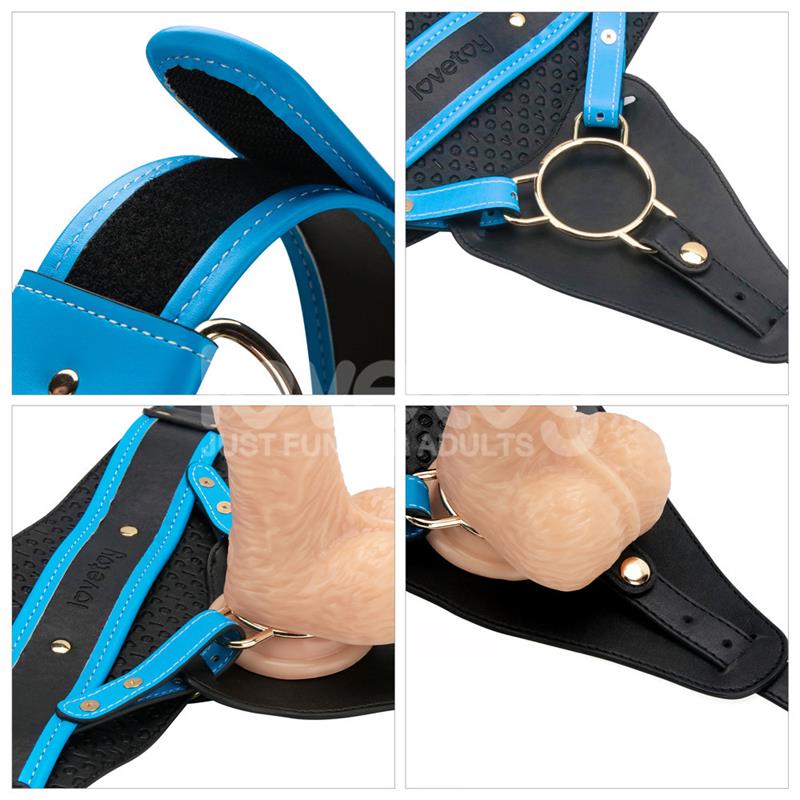 Arnes con Dildo con Vibracion 85