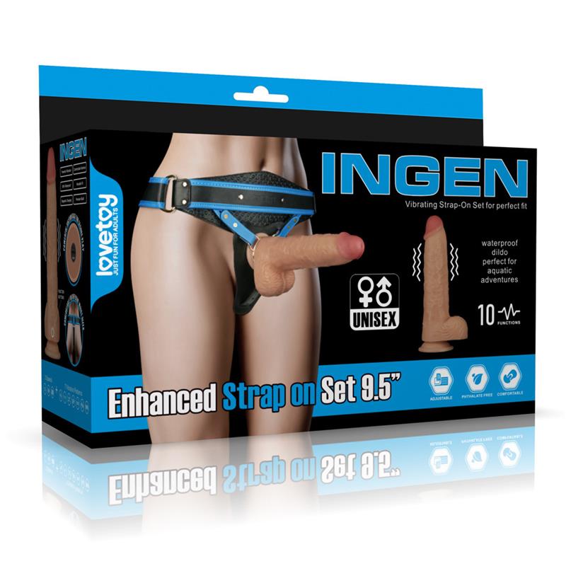 Arnes con Dildo con Vibracion 95