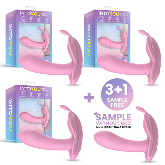 Pack 3 Muestra Wingy Estimulador Mariposa APP Rosa