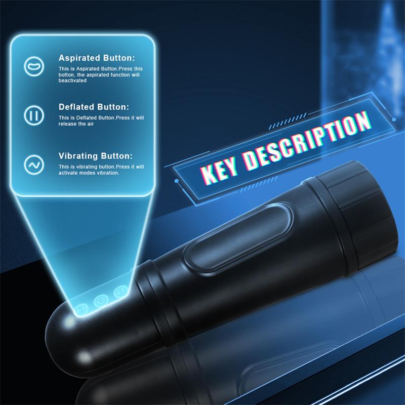 Locker Masturbador con Vibracion y Efecto Succion Vagina