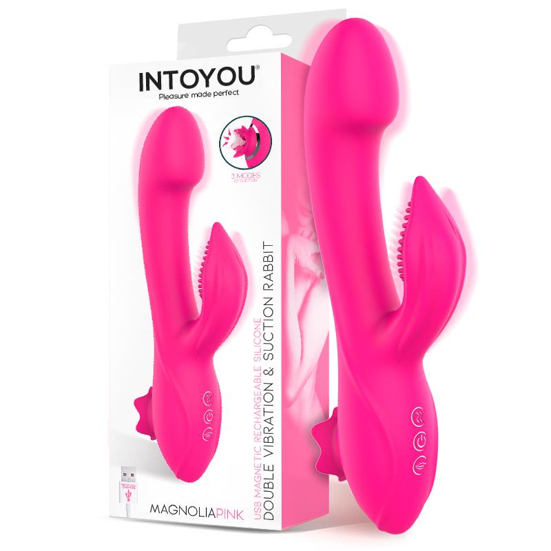 Magnoliapink Vibrador con Succion